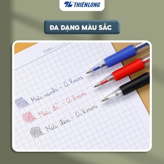 [COMBO] Bút Bi Thiên Long TL-025, Bút đầu bi 0.8 mm, Nét viết trơn, êm, mực ra đều và liên tục.