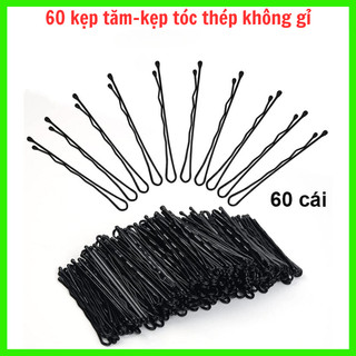 60 chiếc kẹp tăm, kẹp ghim tóc chữ y hình sóng bằng thép không gỉ