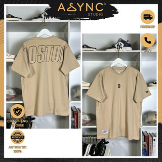 (Auth) Áo Thun New Era x MLB Boston Big Logo Màu Nâu | CODE: 12354973 - Async Studio Chuyên New Era Authentic