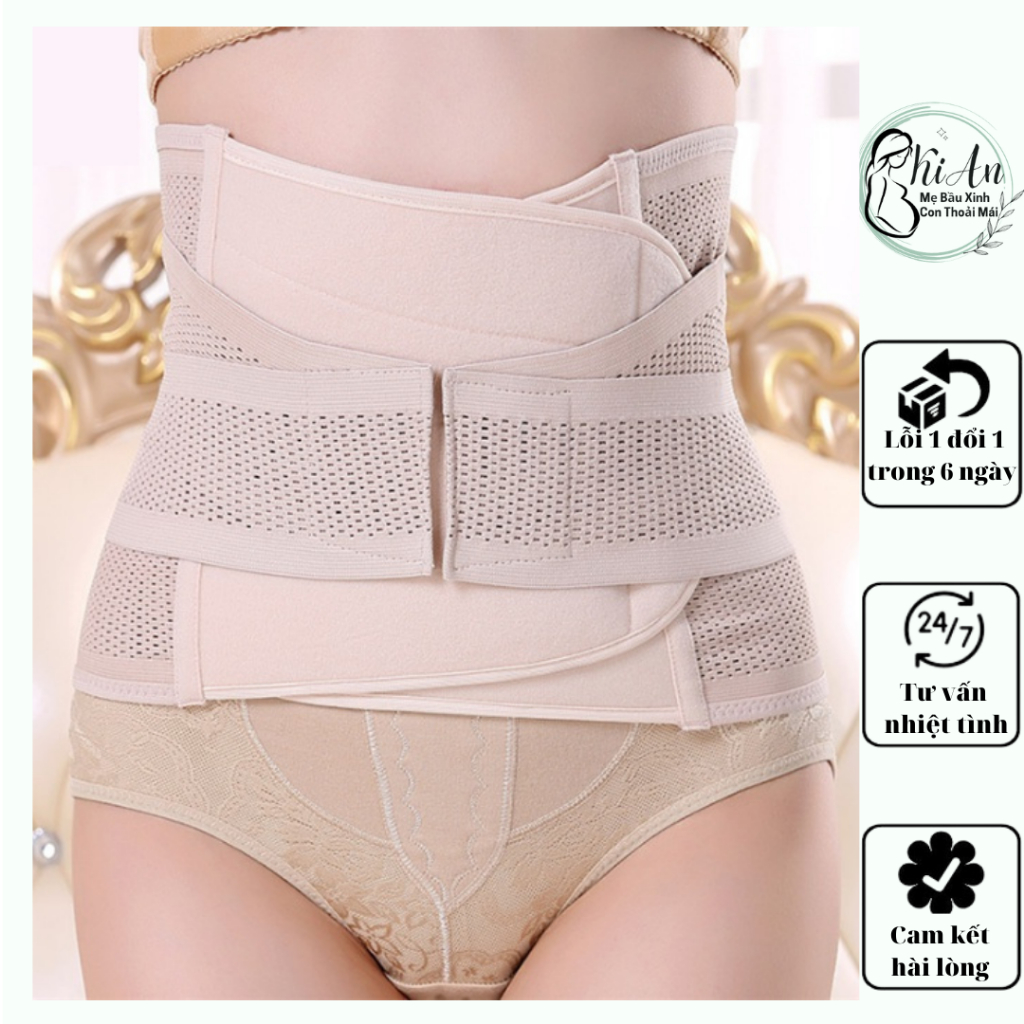 Đai nịt bụng KI AN giúp bụng thon gọn,có quấn theo vòng bụng tiện lợi sử dụng, đai nịt Thông Hơi ,Ch