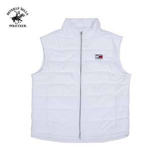Beverly Hills Polo Club-Áo Jacket Áo Gile Nam Regular Fit Trắng Trơn-GMRSW23V024