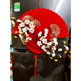 💐🎇GIÁ LÒ :VÒNG HOA TẾT MAI VÀNG, HOA ĐÀO TRANG TRÍ TREO CỬA - QUÀ TẶNG BIẾU TẾT