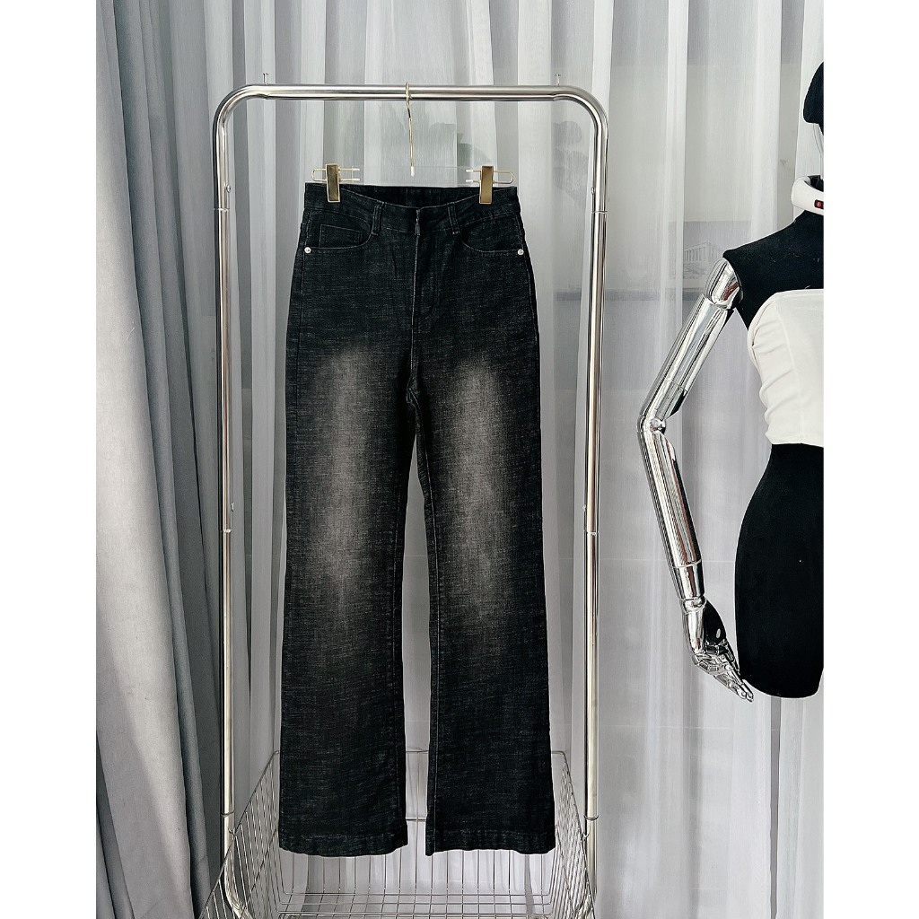 Quần Jean Nữ Ống Loe Bigsize 55–90kg Lưng Cao Co Giãn Tôn Dáng Che Khuyết Điểm LOEMS335 – 2KJeans | BigBuy360 - bigbuy360.vn