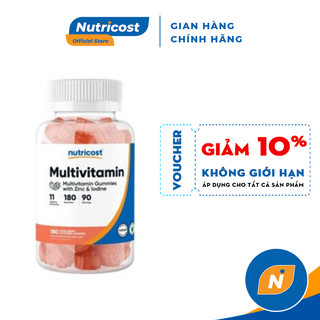 NUTRICOST MULTIVITAMIN GUMMIES WITH ZINC LODINE - Viên Uống Cung Cấp Vitamin Và Khoáng Chất