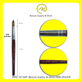 CỌ ĐẮP MÓNG BỘT 777 KOLINSKY®ENGLAND 14/16/18-100%