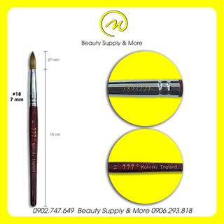 CỌ ĐẮP MÓNG BỘT 777 KOLINSKY®ENGLAND 14/16/18-100%