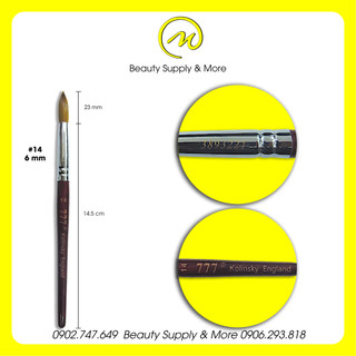CỌ ĐẮP MÓNG BỘT 777 KOLINSKY®ENGLAND 14/16/18-100%