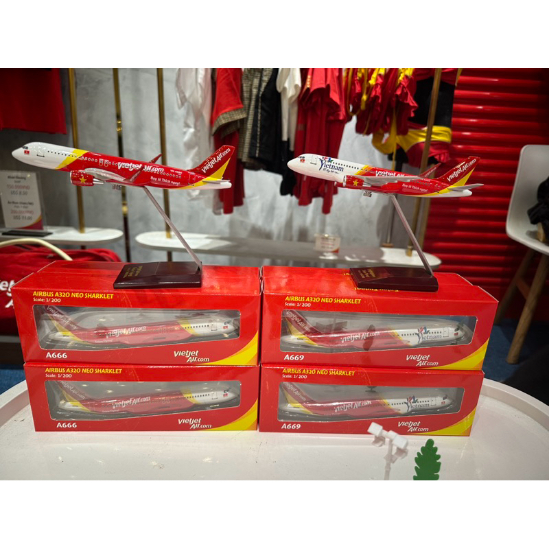 Mô hình máy bay Vietjet