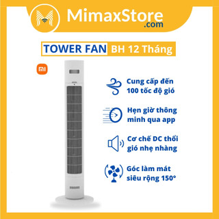 Quạt tháp xiaomi mi smart tower fan 100 cấp độ gió l hàng chính hãng | bảo hành 12 tháng | mimax store