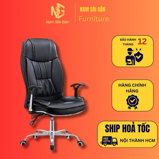 Ghế lãnh đạo/Ghế giám đốc da Nam Sài Gòn đa chức năng ngồi làm việc thư giãn thoải mái