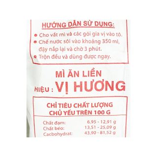 Mì Vị Hương vị tôm gói 60g