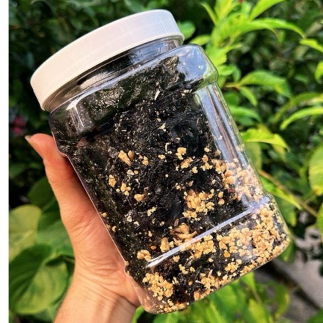 Rong Sấy Mè - Rong biển cháy tỏi Loại Ngon - Chay Mặn Dùng Được
