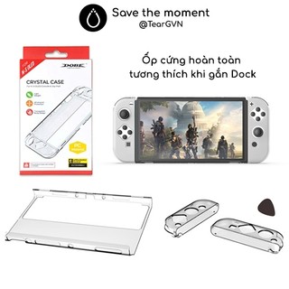 Ốp cứng trong suốt DOBE cho Nintendo Switch Oled