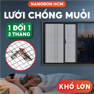  Lưới sợi thuỷ tinh chống muỗi dán cửa sổ Rèm lưới ngăn muỗi côn trùng kiến ba khoang NANORON LTT 