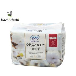 Băng vệ sinh Sofy Skin Comfort Organic Cotton Unicharm có cánh 23cm (15 miếng) - Hachi Hachi Japan Shop
