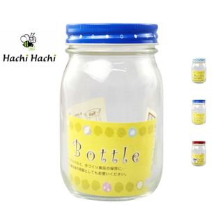Hũ thủy tinh Aderia 450ml - nhiều mẫu (giao mẫu ngẫu nhiên) - Hachi Hachi Japan Shop