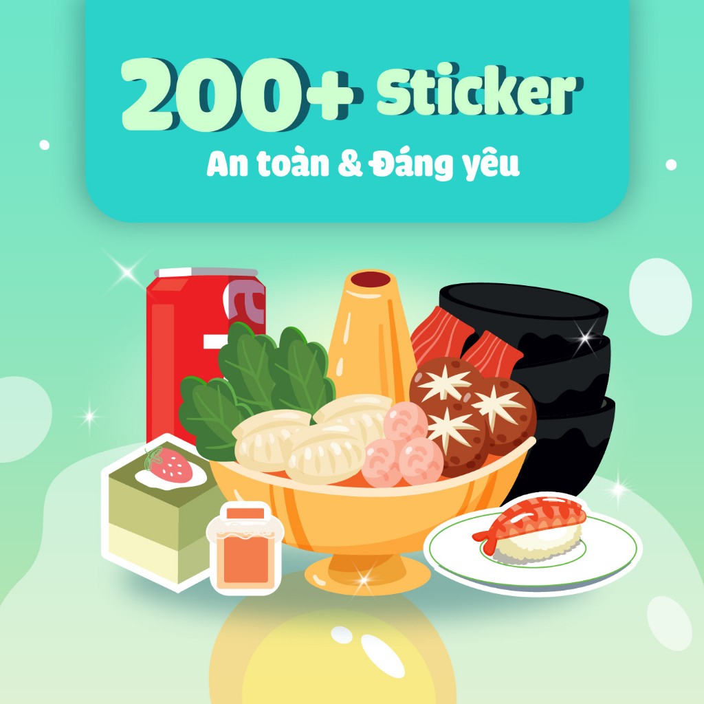 Sách Trò chơi Đồ hàng Phố Ẩm Thực  - Sách tương tác bóc dán sticker cho bé