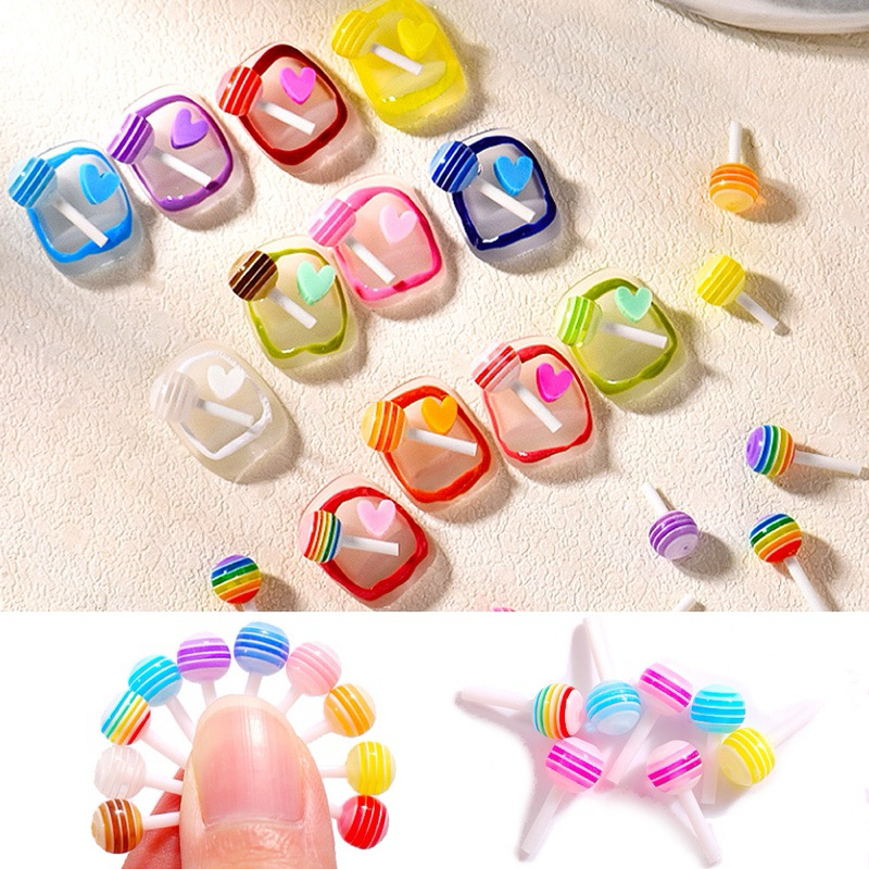 Charm kẹo mút trang trí móng siêu kute