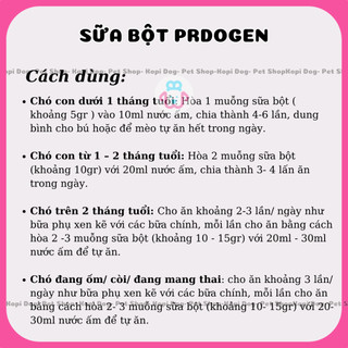 Sữa bột DR KYAN PREDOGEN cho chó con và chó mang thai