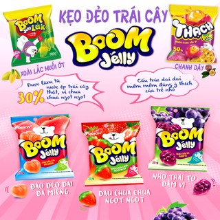 Kẹo dẻo trái cây orion đủ 5 vị - kẹo dẻo boom jelly