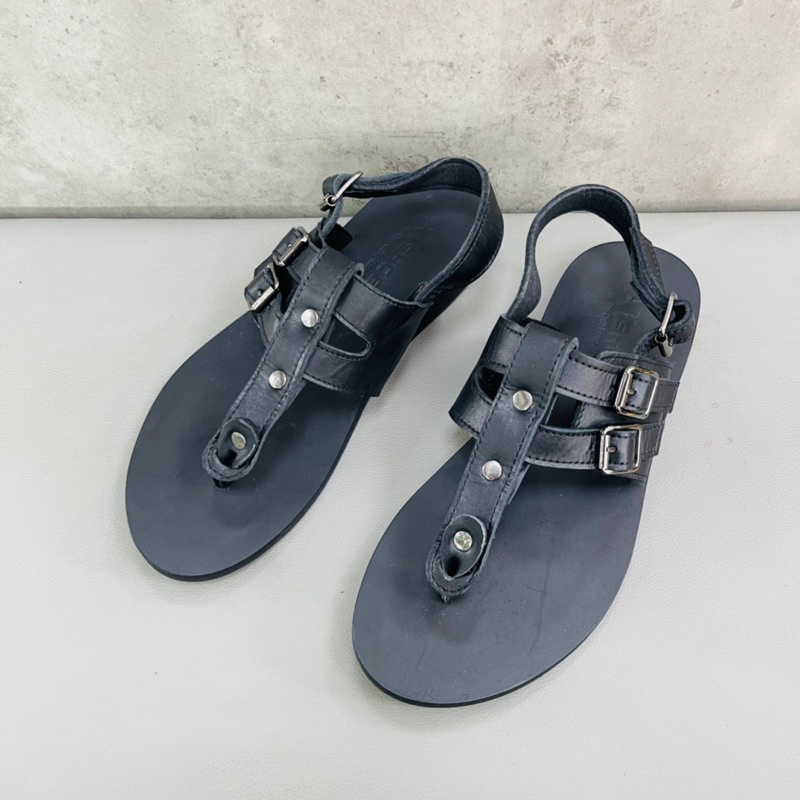 Sandal Unisex, dép quai ngang, dép nam da bò, không thấm nước, êm chân thoải mái  Atshoes XDMM02