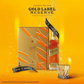 Hộp quà Rượu Johnnie Walker Gold Label Reserve Blended Scotch Whisky 40% 750ml