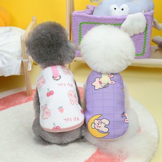 Áo nỉ ba lỗ nhiều hình cho thú cưng