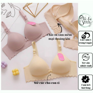 Áo lót bầu có khuy mở cho con bú Ki An ALB-00811❤mút đệm mềm mịn,viền sóng,sọc tăm siêu đẹp💖đồ lót bầu💖áo ngực bà bầu
