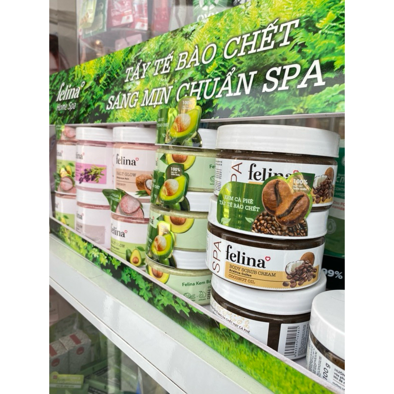 Muối tắm hồng tẩy  tế bào chết toàn thân SPA felina hàng công ty 500g sản phẩm được shop cam kết chính hãng
