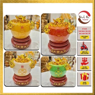 Bát tụ bảo ngọc chiêu tài chiêu lộc nhiều màu , nhiều kích thước hàng cao cấp - phong thủy bình an