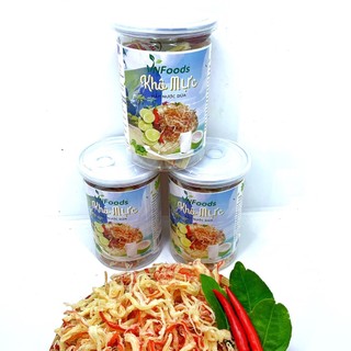 Khô Mực Hấp Nước Dừa 200Gr Mực Khô Chế Biến Sẵn Ăn Vặt Siêu Đỉnh VNFoods
