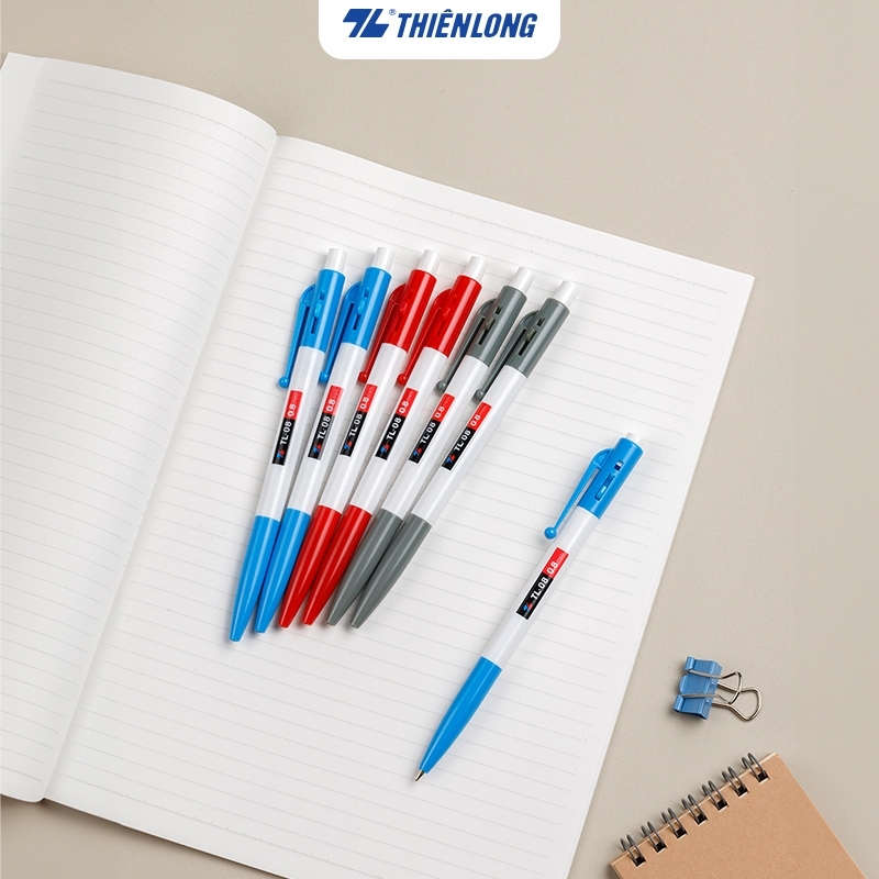Combo Bút bi Thiên Long TL-08 xanh