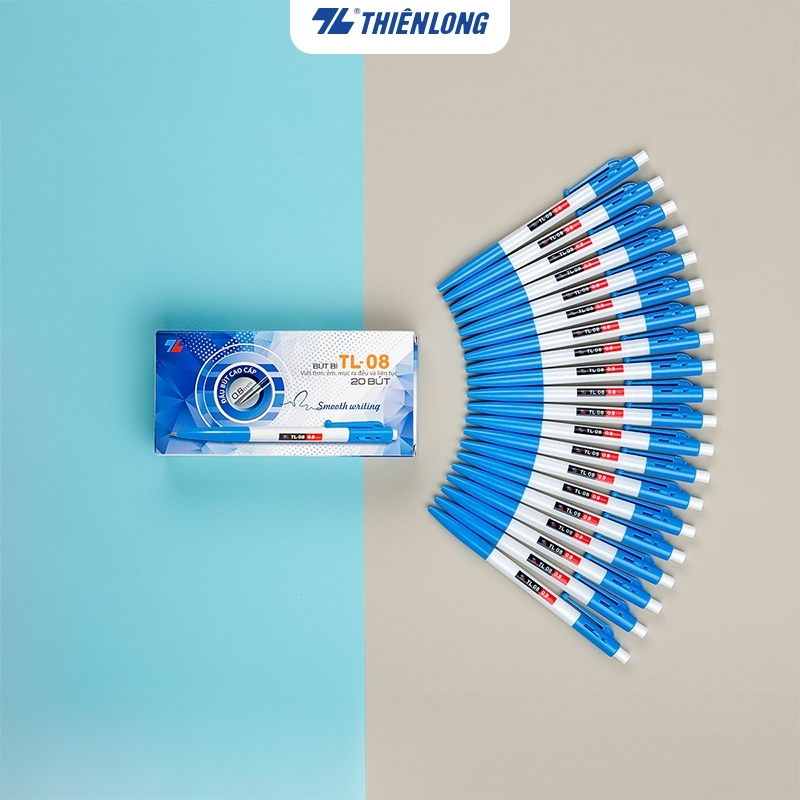 Combo Bút bi Thiên Long TL-08 xanh