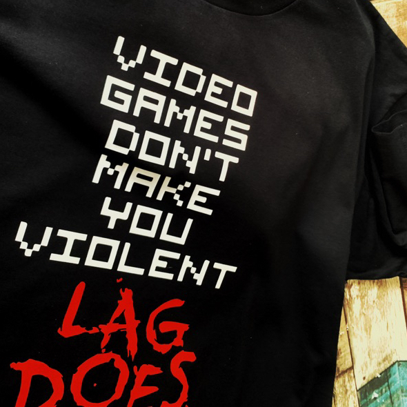 Áo phông Gamer #2 : Video Games Don't Make You Violent by The Runaway form xuông Unisex Cotton 100% Nhiều màu cho nam nữ