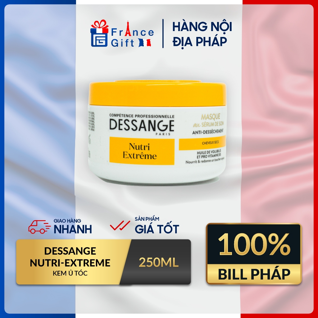 Kem ủ tóc Dessange Nutri-extreme 250ml