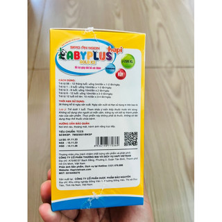 Siro ăn ngon babyplus cho bé