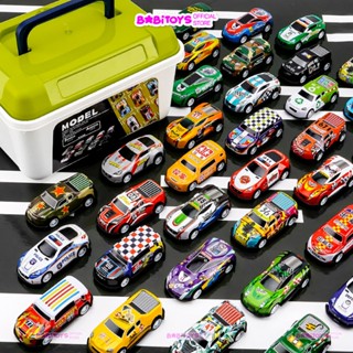 Thùng 30 Xe Ô Tô Đồ Chơi Hợp Kim Chạy Cót Combo Kèm Hộp Đựng Hàng Loại 1 Đồ Chơi Ô Tô Nhiều Màu Cho Bé