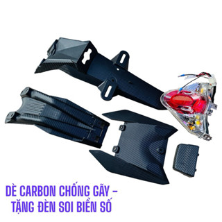 Trọn bộ choá dè sau Satria Fi [ Tặng jack gắn như zin] Dè chống gãy siêu bền gấp 20 lần