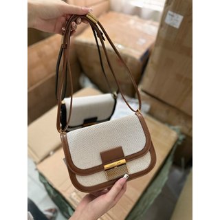 Túi xách ck dáng bầu bo viền xuất dư 1:1 full tag code