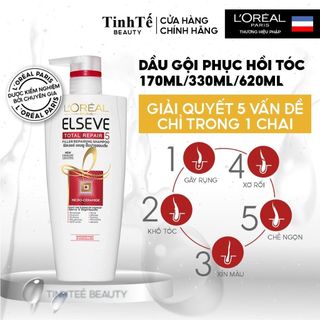 Dầu gội phục hồi tóc L'oreal Paris Elseve Total Repair 5 Repairing Shampoo 170ml/330ml/620ml