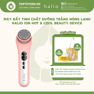 Máy Đẩy Tinh Chất Dưỡng Trắng Nóng Lạnh Halio Ion Hot & Cool Beauty Device