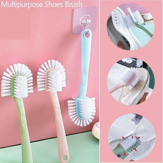 Bàn Chải Chà Giày Hai Mặt Cán Dài. Bàn chải chà giày hai mặt cán dài Bàn Chải Giặt Giày Dép