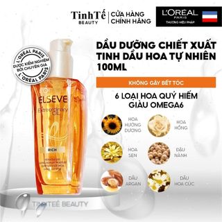 Dầu dưỡng chiết xuất tinh dầu hoa tự nhiên L'Oreal Paris Elseve Extraordinary Oil 100ml
