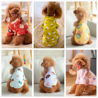   HCM-Hỏa Tốc  Áo Nỉ Cho Chó Mèo Chất Siêu Đẹp - Áo Poodle 5 size Dày Dặn - Hàng Xuất Xịn 