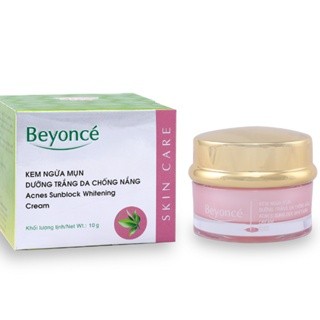 Beyoncé kem ngừa mụn dưỡng trắng da chống nắng 10g