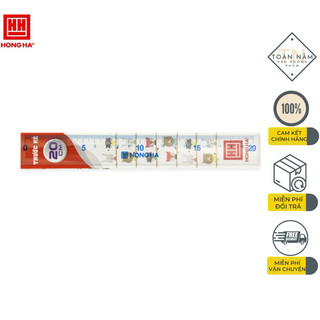 Thước kẻ học sinh 20cm Hồng Hà
