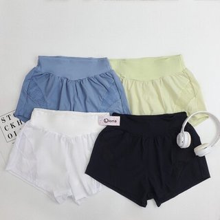 Quần đùi short thể thao Nữ tập Gym, Yoga nâng mông chất vải cao cấp thoáng mát Olona Q20