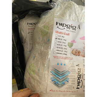 Combo 100 miếng bỉm quần HIPGIG A size 4XL mềm mỏng