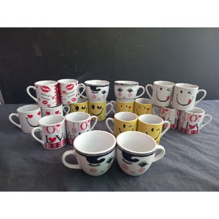 Set 10 cặp ly cute trồng sen đá làm ly uống trà