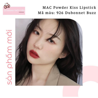 Son MAC Powder Kiss Lipstick - màu 926 Dubonnet Buzz (CÓ ẢNH THẬT Ở CUỐI)
